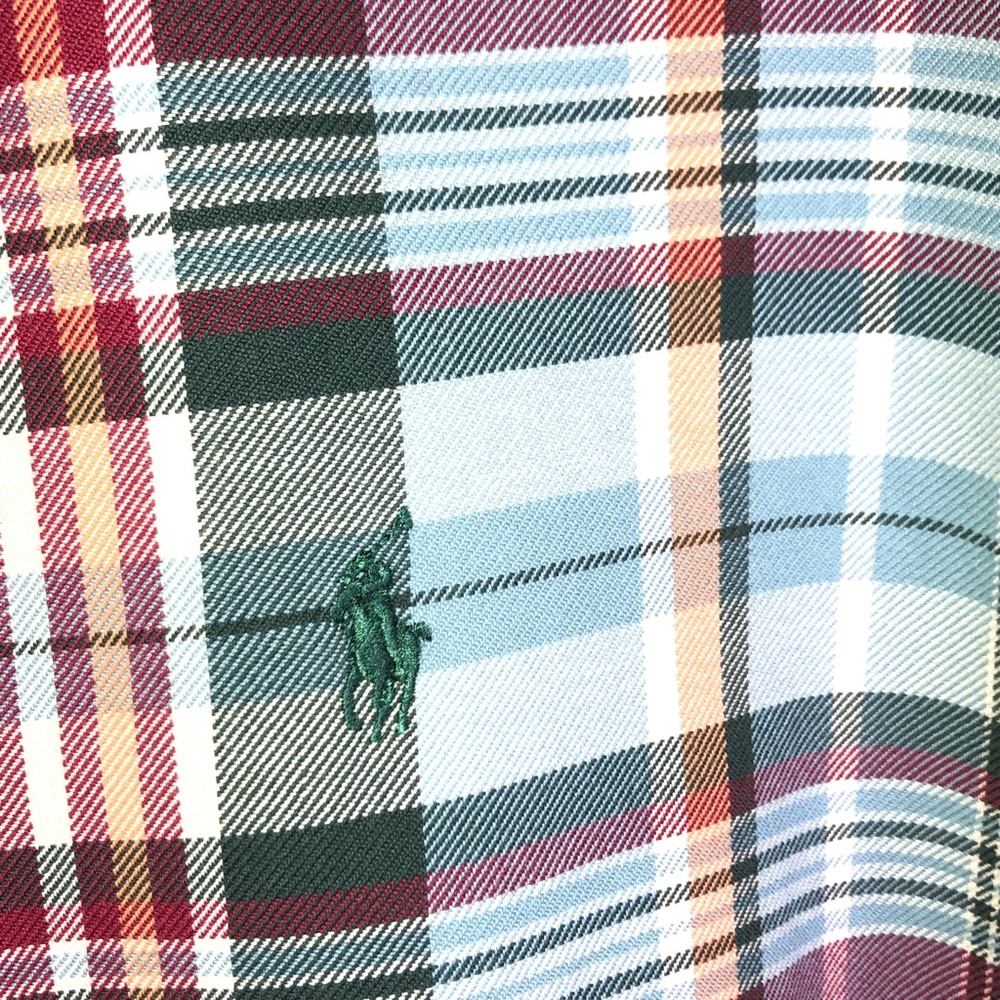 Ralph Lauren Classic Fit Plaid Button Down Shirt  Size XL - Picture 4 of 11